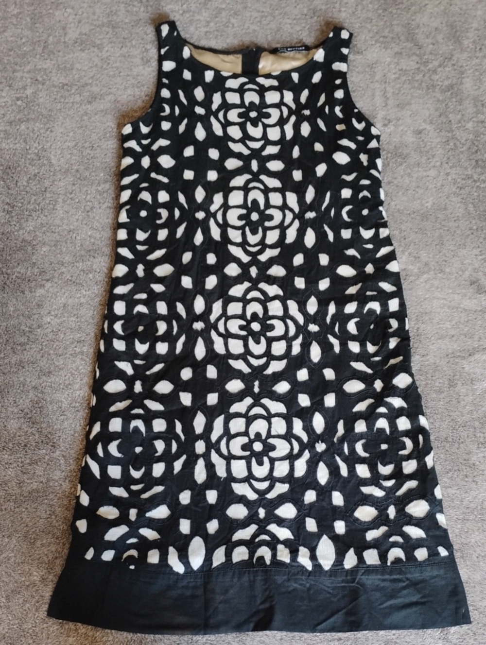 KAS New York Laser Cut Dress
